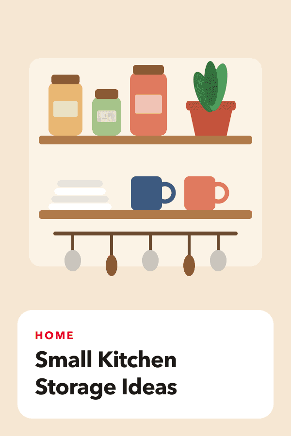 Example pin: Small kitchen storage ideas
